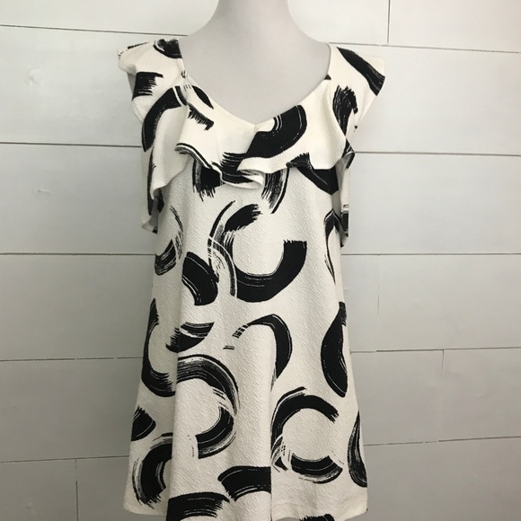 Anthropologie Deletta Ruffle Neck Top - Picture 1 of 2